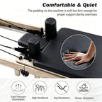 Foldable Oak Wood Pilates Reformer - Home Studio Edition