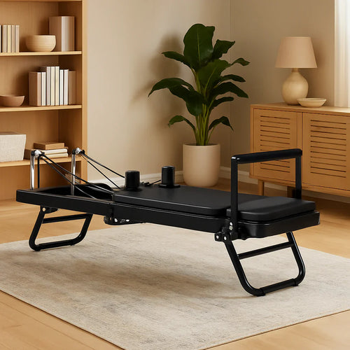 Foldable Steel-Frame Pilates Reformer – Premium Edition