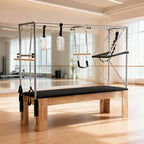 Rubberwood Frame Pilates Cadillac Full Trapeze Table