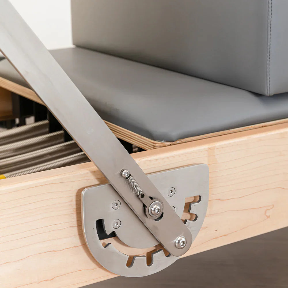 Professional Pilates Reformer with Tower – Rubberwood & 14-Spring Resistance System