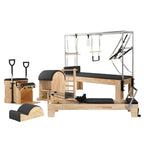 Pilates Studio Combo Set – Full Body Training Kit with Cadillac, Reformer, Ladder Barrel, Wunda Chair & Spine Corrector