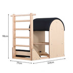 Maple Wood Frame Pilates Ladder Barrel