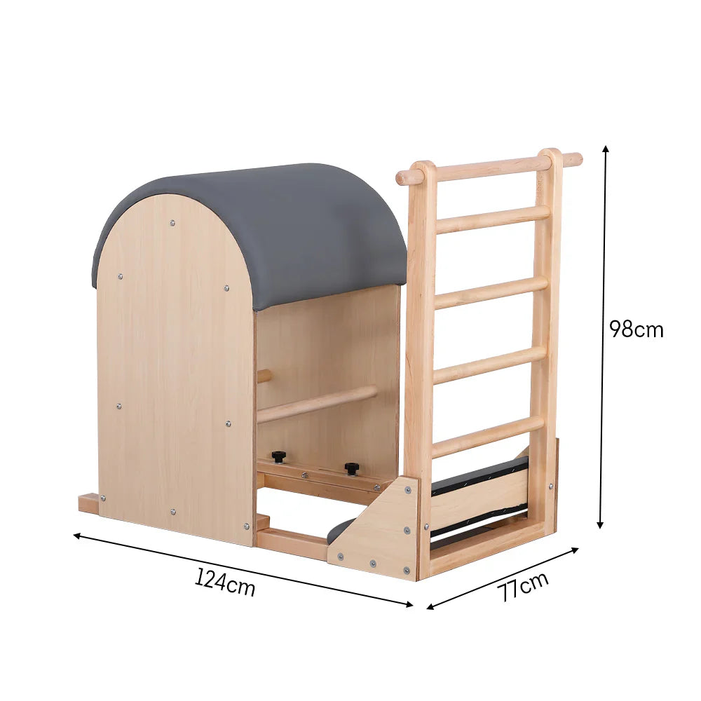 Maple Wood Frame Pilates Ladder Barrel