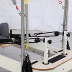 Professional Pilates Reformer with Half Trapeze Table - Grey