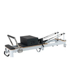 Foldable Aluminum Reformer Pilates Bed with 6-Spring Resistance & PU Leather Cushion